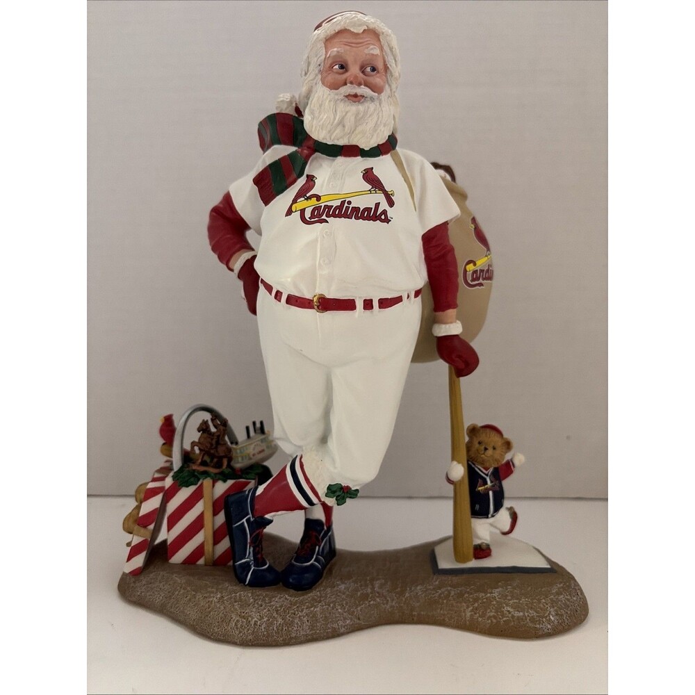 Danbury Mint St. Louis Cardinals Santa Claus Figurine 2000 MLB Vintage